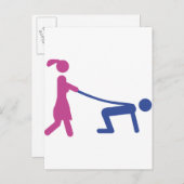 バチュラーパーティアイコン インビテーションポストカード (正面/裏面)