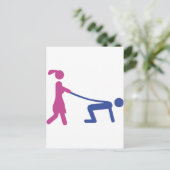 バチュラーパーティアイコン インビテーションポストカード (スタンド正面)