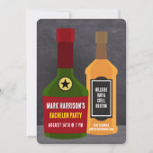 バチュラーパーティアットザバー招待状 招待状 (正面)