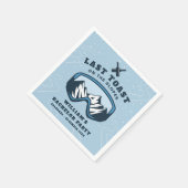 バチュラーパーティウィークエンドスキーリゾートお祝い スタンダードカクテルナプキン (角)