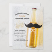 バチュラーパーティカスタムウイスキー 招待状 (正面)