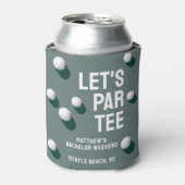 バチュラーパーティカスタムゴルフTRIPレッツパーティー 缶クーラー (缶正面)