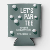 バチュラーパーティカスタムゴルフTRIPレッツパーティー 缶クーラー (正面)