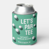 バチュラーパーティカスタムゴルフTRIPレッツパーティー 缶クーラー (缶正面)