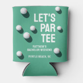 バチュラーパーティカスタムゴルフTRIPレッツパーティー 缶クーラー (正面)