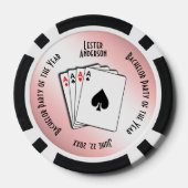 バチュラーパーティカスタムメメント赤面Touch ポーカーチップ (裏面)