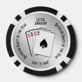 バチュラーパーティカスタムメメント ポーカーチップ (裏面)