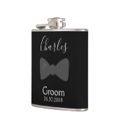 バチュラーパーティグルームボウタイ フラスク (左)