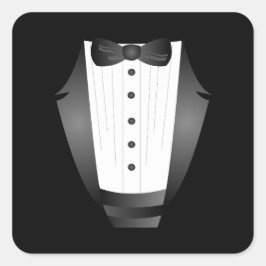 バチュラーパーティグロムスマンチームグルームブラックtuxedo スクエアシール