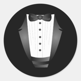 バチュラーパーティグロムスマンチームグルームブラックtuxedo ラウンドシール