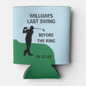 バチュラーパーティゴルファー名日最終スイング 缶クーラー (正面)