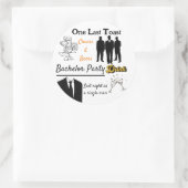 バチュラーパーティシール ラウンドシール (バッグ)