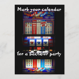 バチュラーパーティスロットマシン 招待状