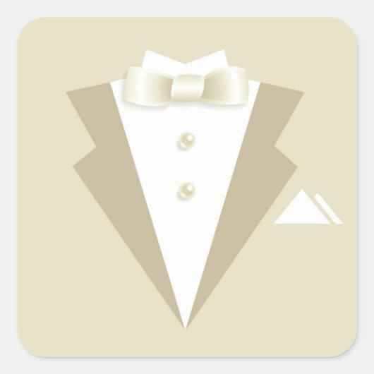 バチュラーパーティスーツのシール スクエアシール (正面)