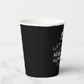 バチュラーパーティタキシードタイブラック 紙コップ (右)