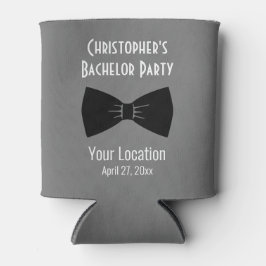 バチュラーパーティツキセドボウタイ結婚式の引き出物 缶クーラー