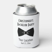 バチュラーパーティツキセドボウタイ結婚式の引き出物 缶クーラー (缶正面)