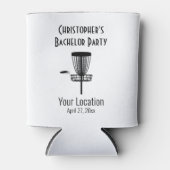 バチュラーパーティディスクゴルフ結婚式の引き出物 缶クーラー (正面)