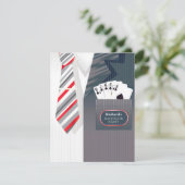 バチュラーパーティトランプのポーカースーツフラット招待状 招待状 (スタンド正面)