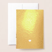 バチュラーパーティパスポート金ゴールド箔 箔カード (裏面封筒付き)
