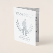 バチュラーパーティパスポート銀箔 箔カード (正面)