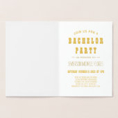 バチュラーパーティミスターモンキー金ゴールド 箔カード (内部)