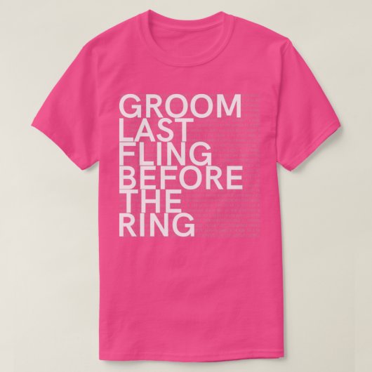 バチュラーパーティメンズブーズクルーズギフト8 Tシャツ (デザイン正面)