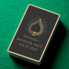 バチュラーパーティモダングロムメンウェディングパーティギフト トランプ