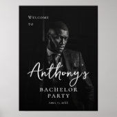 バチュラーパーティモダンスタイリッシュ歓迎 ポスター (正面)