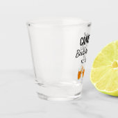 バチュラーパーティモダン結婚式の引き出物応援 ショットグラス (左)