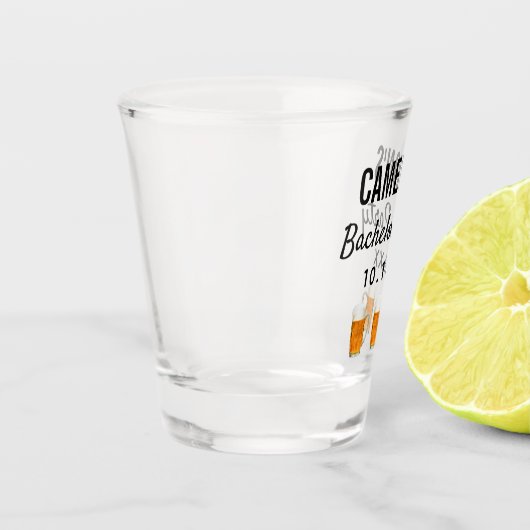 バチュラーパーティモダン結婚式の引き出物応援 ショットグラス (左)