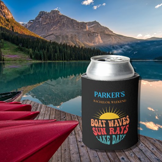 バチュラーパーティレトロサンブラック 缶クーラー