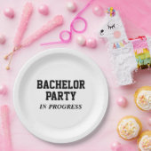 バチュラーパーティ中 ペーパープレート (パーティー)