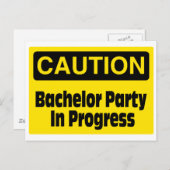 バチュラーパーティ中 ポストカード (正面/裏面)