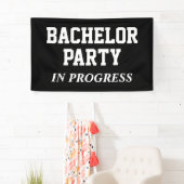 バチュラーパーティ中 横断幕 (インサイチュ)