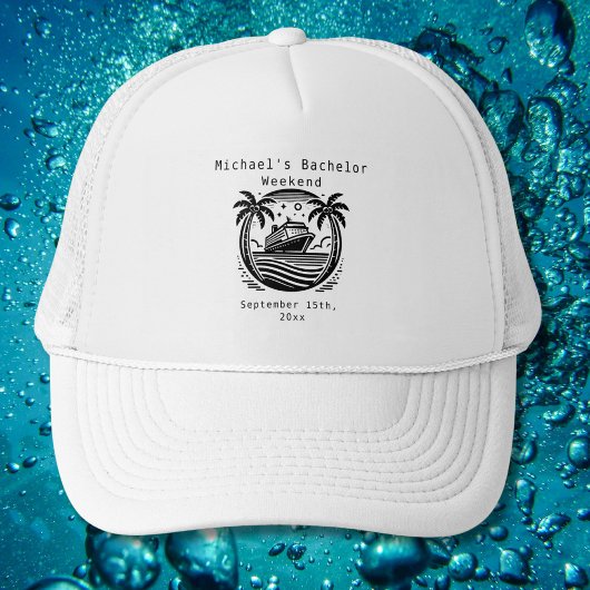 バチュラーパーティ帽子 | クルーズスタンパーティー キャップ