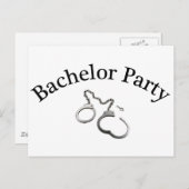 バチュラーパーティ手錠 ポストカード (正面/裏面)