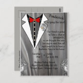 バチュラーパーティ招待状 ポストカード (正面/裏面)