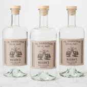 バチュラーパーティ液ボトルラベル リキュールボトルラベル (ボトル)