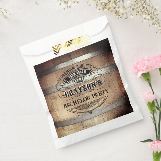 バチュラーパーティ素朴ウイスキー フェイバーバッグ (封をした状態)