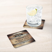 バチュラーパーティ素朴 スクエアペーパーコースター (インサイチュ)