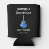 バチュラーパーティ結婚式の引き出物ギター 缶クーラー (裏面)