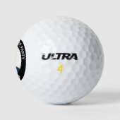 バチュラーパーティ結婚式の引き出物グルームフォト ゴルフボール (ロゴ)