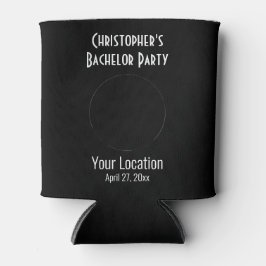 バチュラーパーティ結婚式の引き出物グルームフォト 缶クーラー