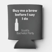 バチュラーパーティ買私のビール 缶クーラー (裏面)