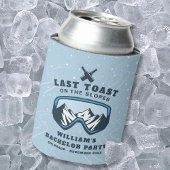 バチュラーパーティ週末の最後のトーストは斜面に 缶クーラー