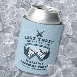 バチュラーパーティ週末の最後のトーストは斜面に 缶クーラー