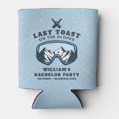 バチュラーパーティ週末の最後のトーストは斜面に 缶クーラー (正面)