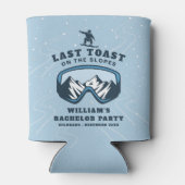 バチュラーパーティ週末の最後のトーストは斜面に 缶クーラー (裏面)