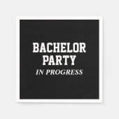 バチュラーパーティ進行中ナプキンス スタンダードカクテルナプキン (正面)